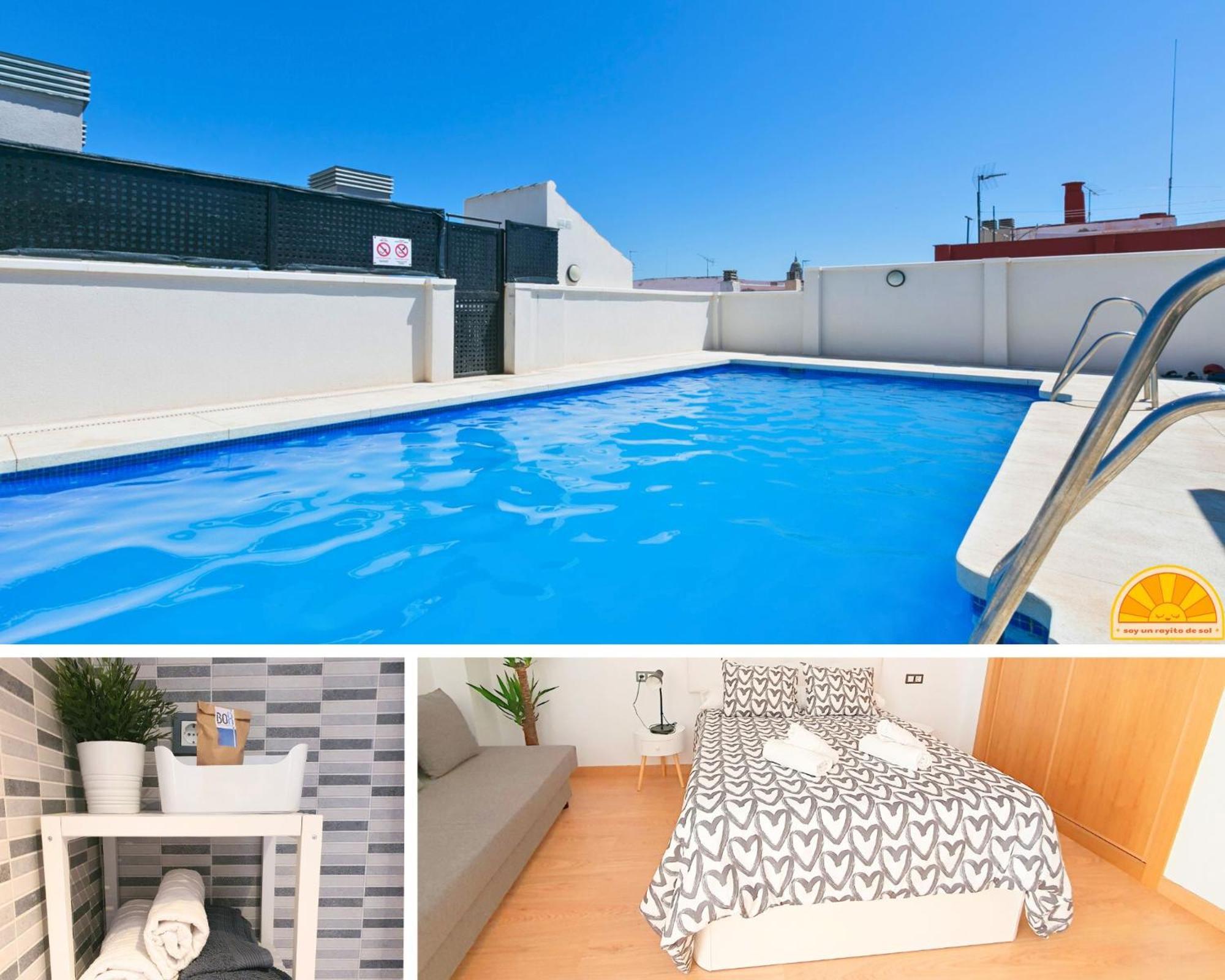Precioso Estudio con Piscina Málaga Exterior foto